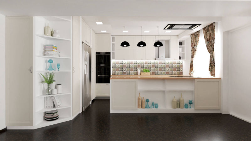 design interior bucatarie