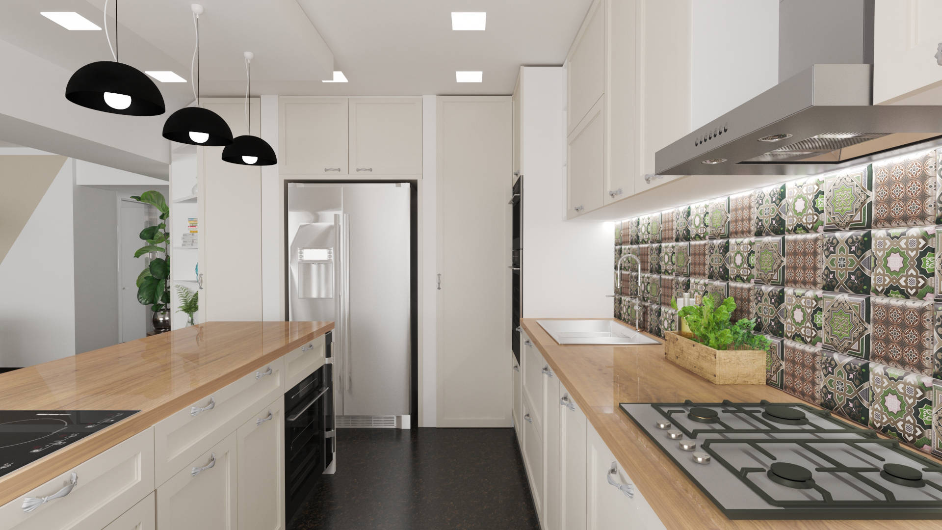 design interior bucatarie