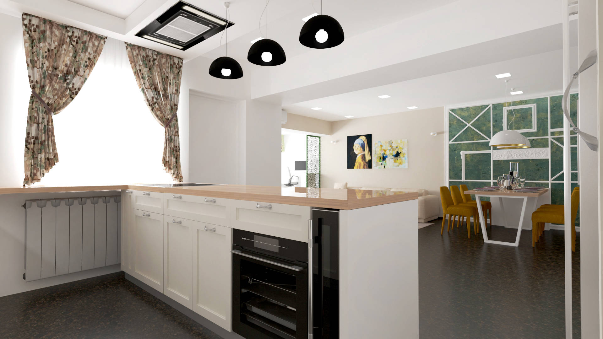 design interior bucatarie