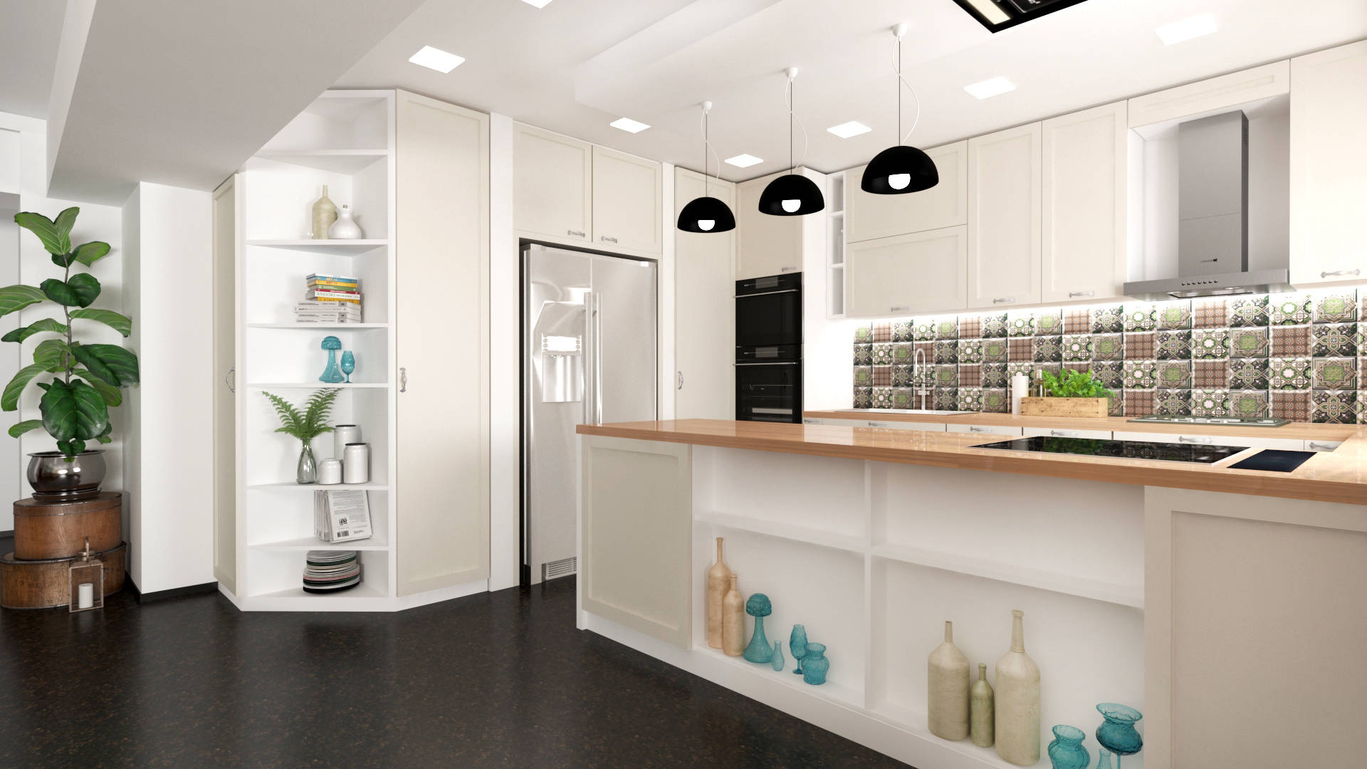design interior bucatarie
