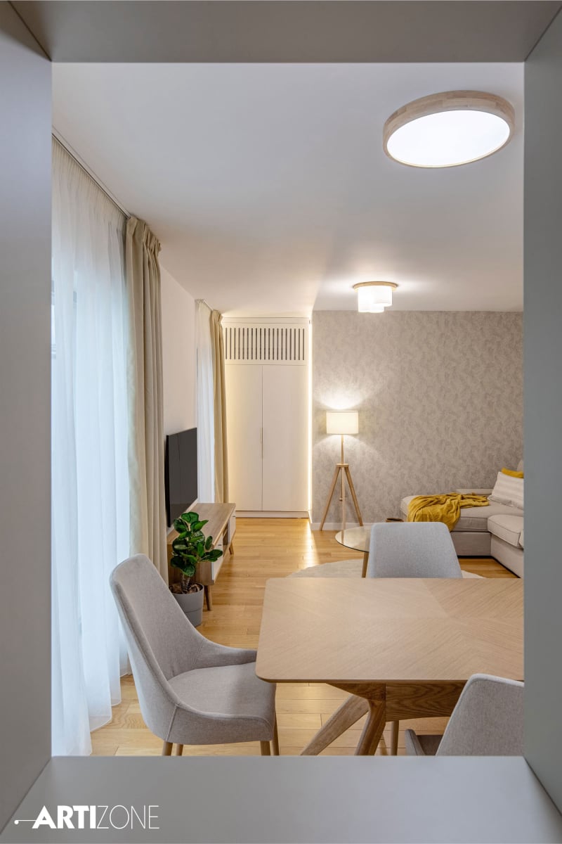 Proiect design Ela Victoriei apartament la ultimul etaj