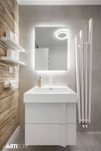 baie cu vopsea decorativa
