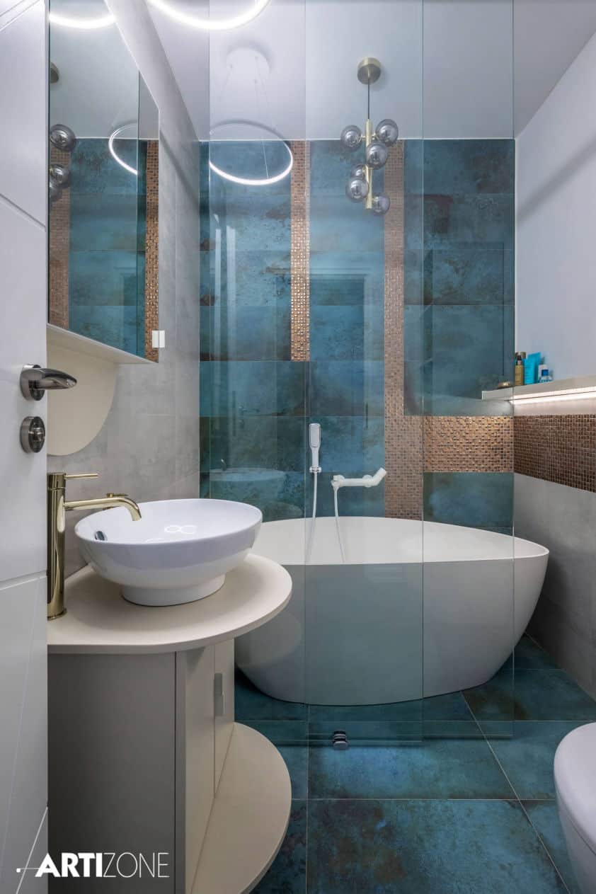 design de interior cu mozaic 